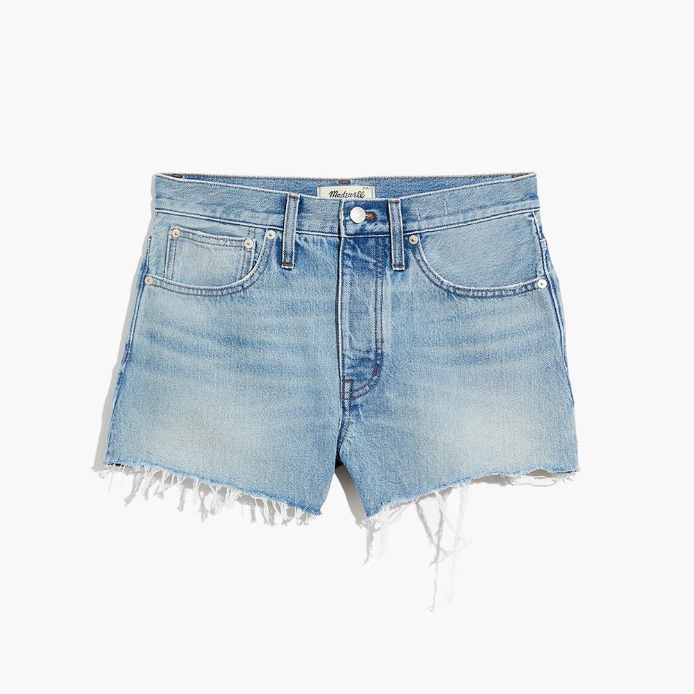 NWT Madewell Relaxed Denim Shorts Rosemont Wash
